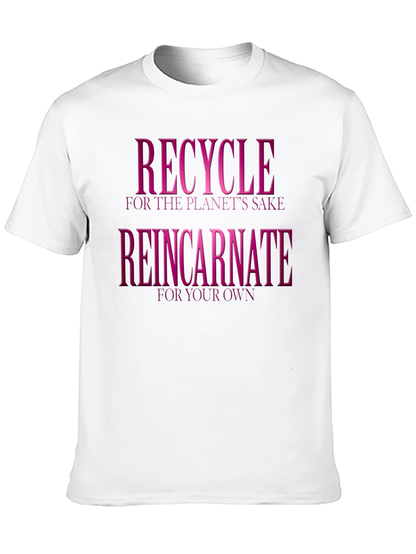 Black Recycle Reincarnate Graphic Tee view 10