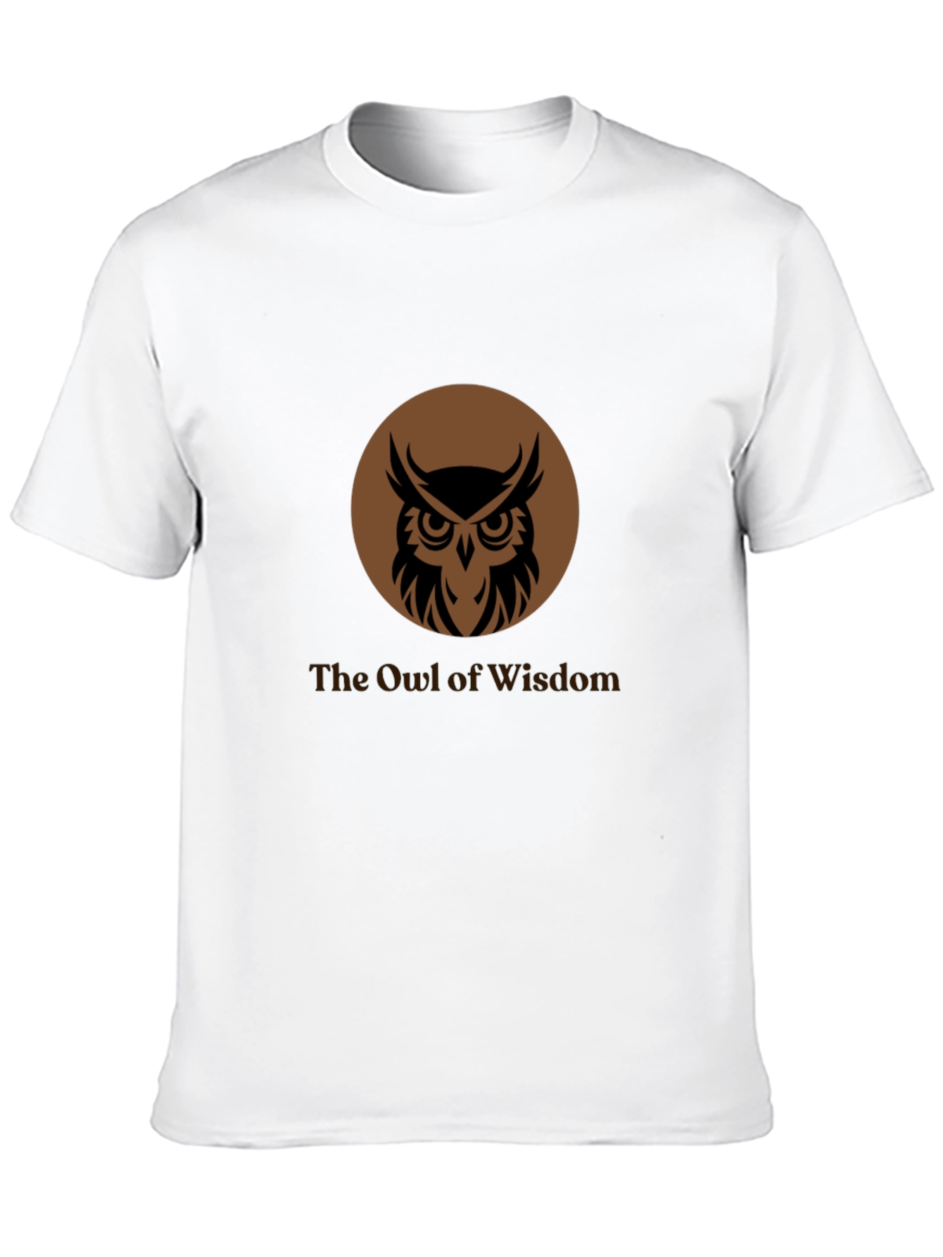 Black The Owl of Wisdom Graphic Tee view 10