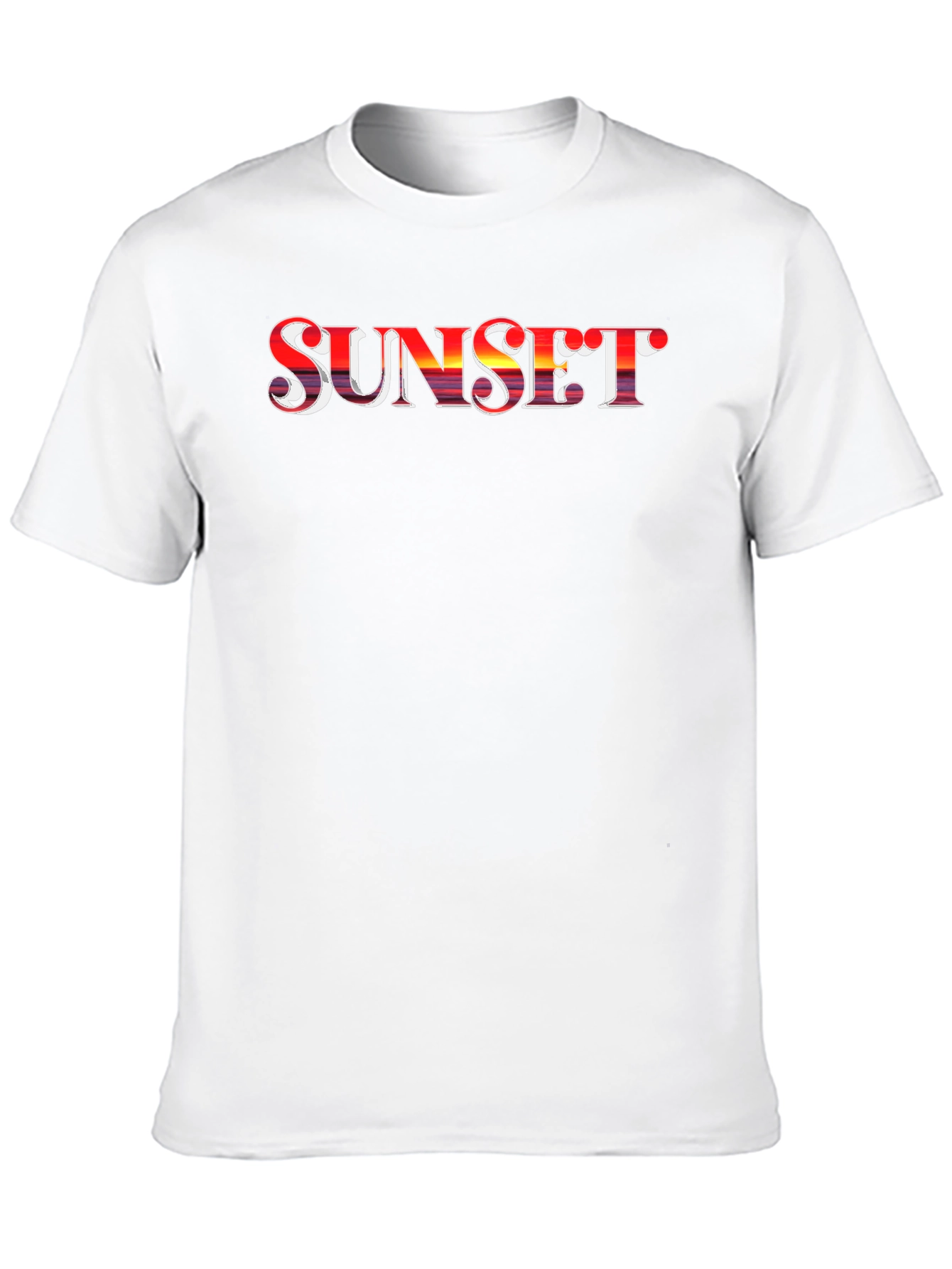 Black Sunset Graphic Tee - Retro Style view 10