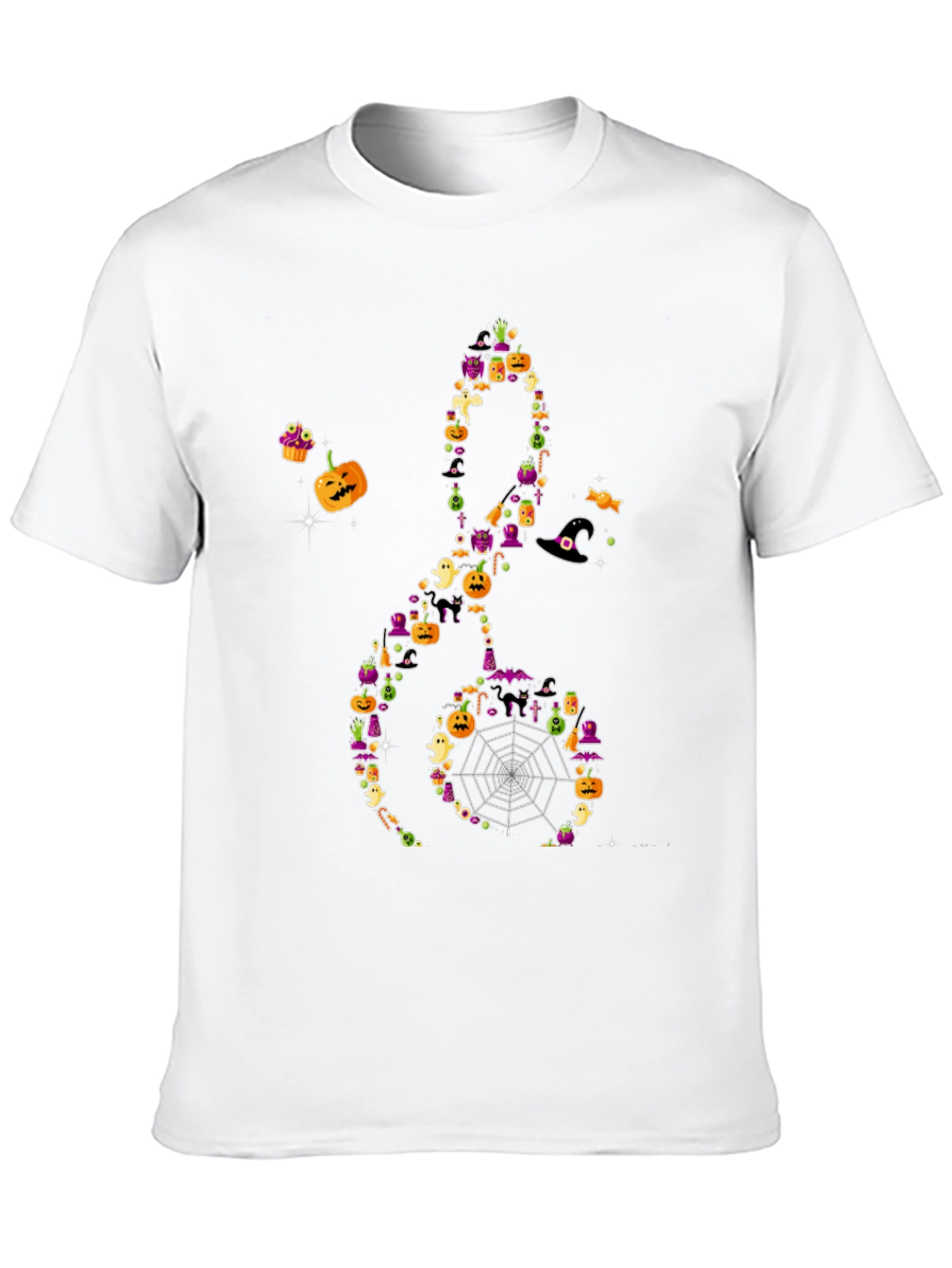Halloween Music Treble Clef T-Shirt - 10
