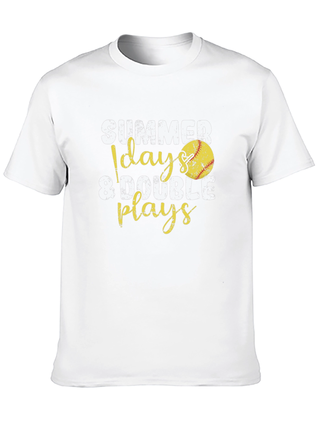 Black Summer Days & Double Plays T-Shirt view 10