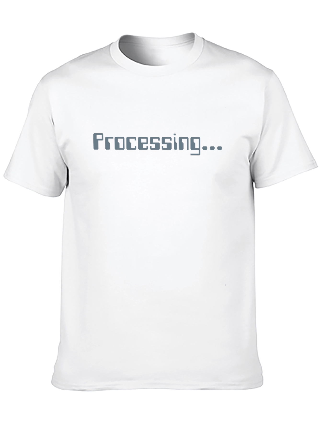 Black Processing... Graphic Tee - Geeky Style view 10
