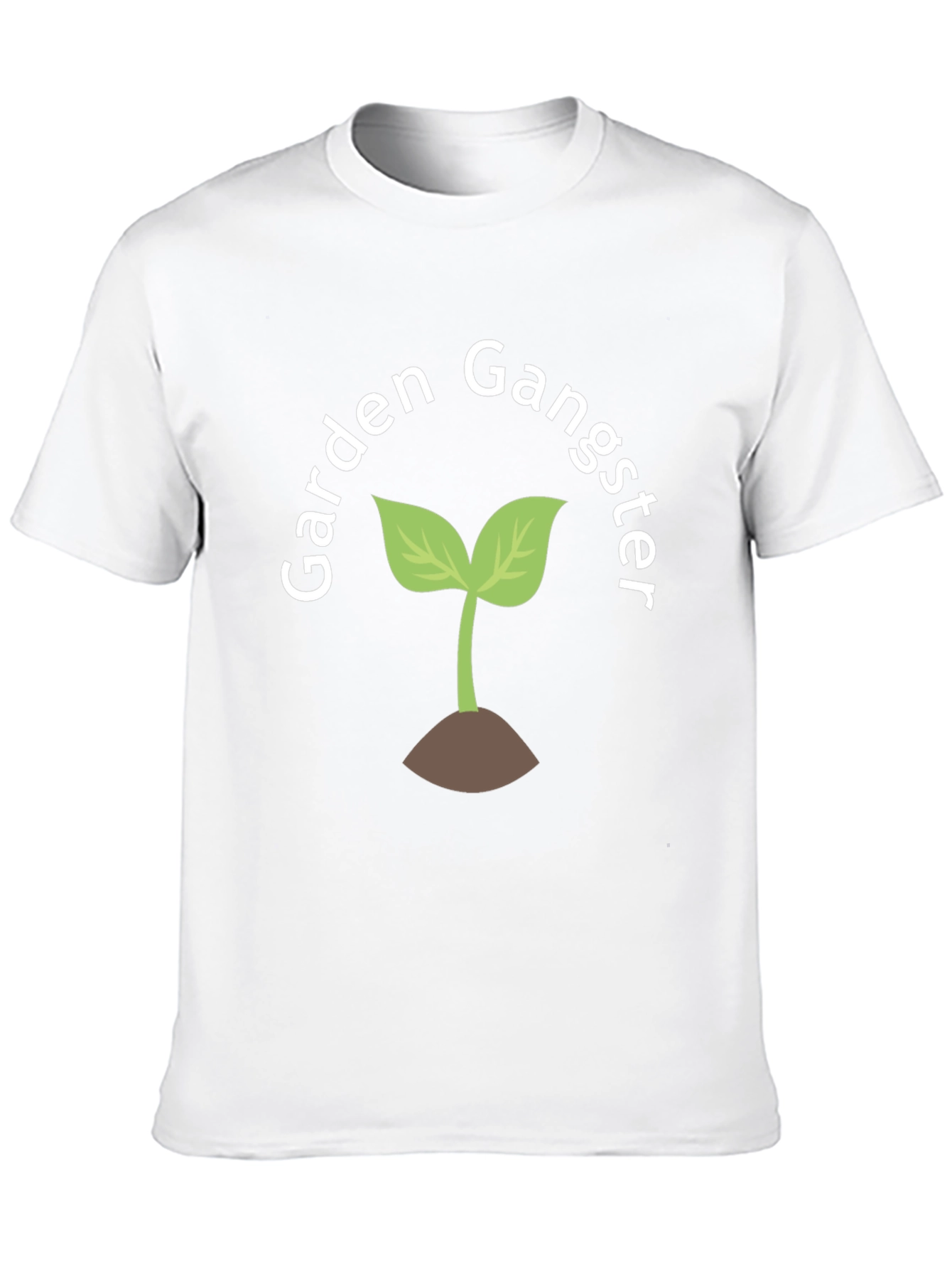 Black Garden Gangster T-Shirt - Funny Gardening Tee view 10