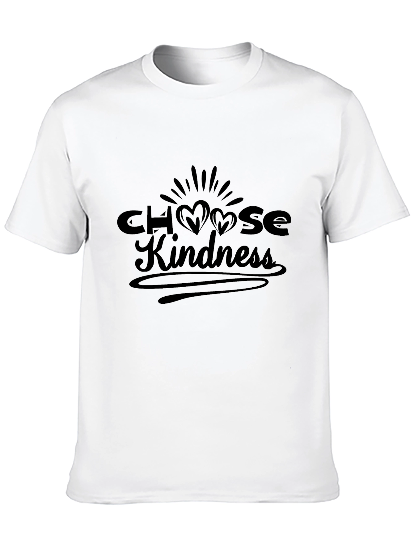 Black Choose Kindness Graphic Tee - Black view 10