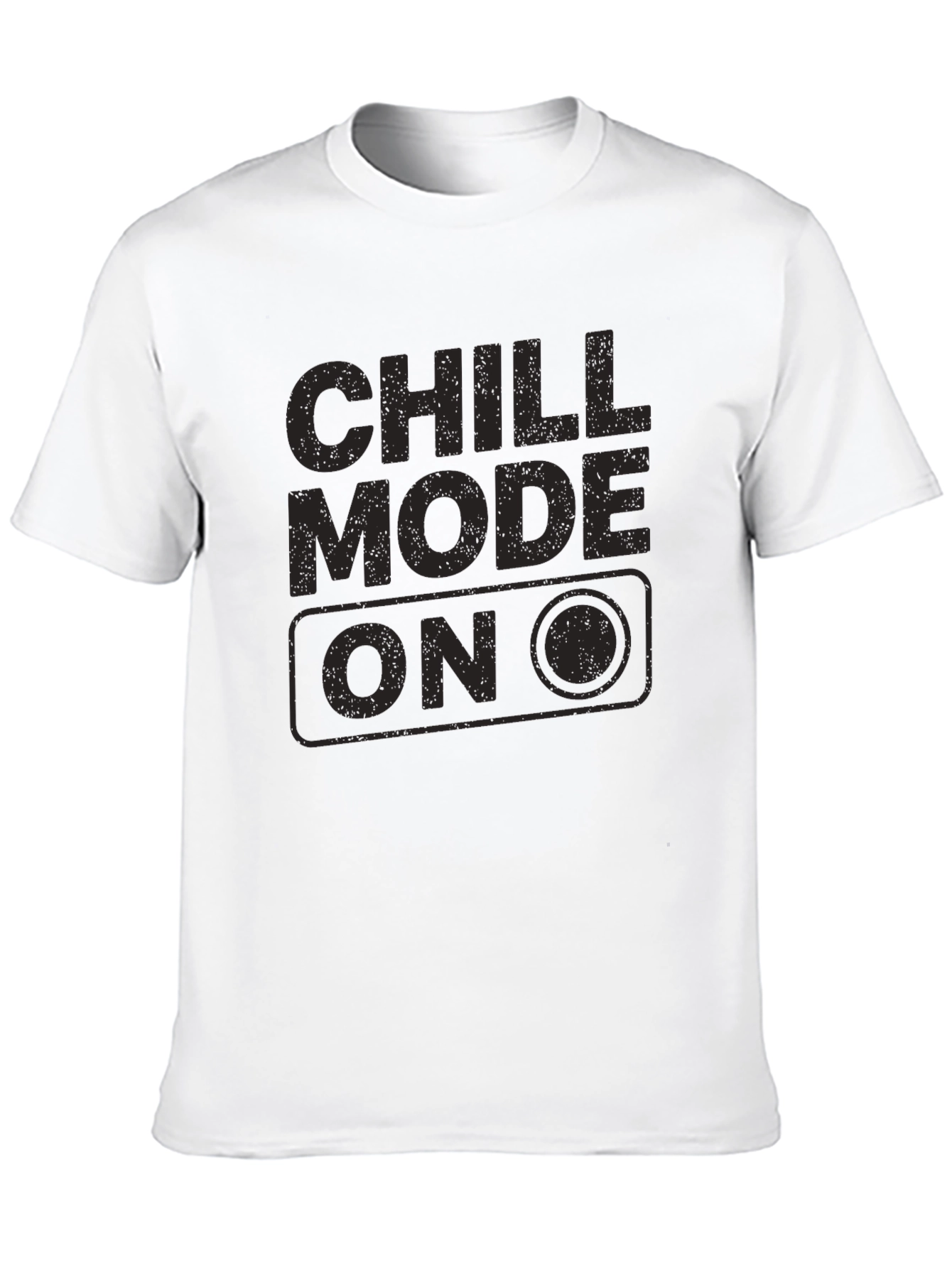Black Chill Mode On Black Graphic Tee view 10