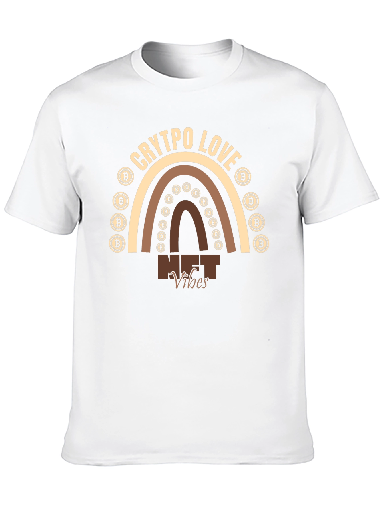 Black Crypto Love NFT Vibes T-Shirt view 10