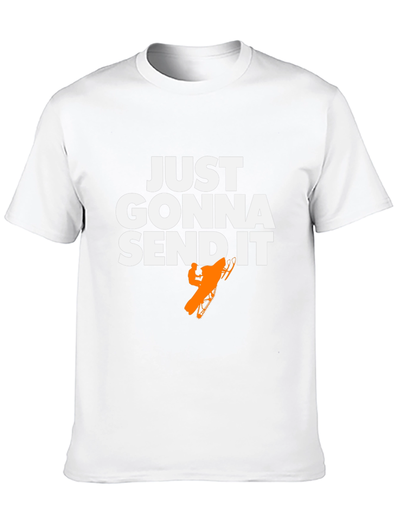 Black Just Gonna Send It Graphic Tee - Black view 10