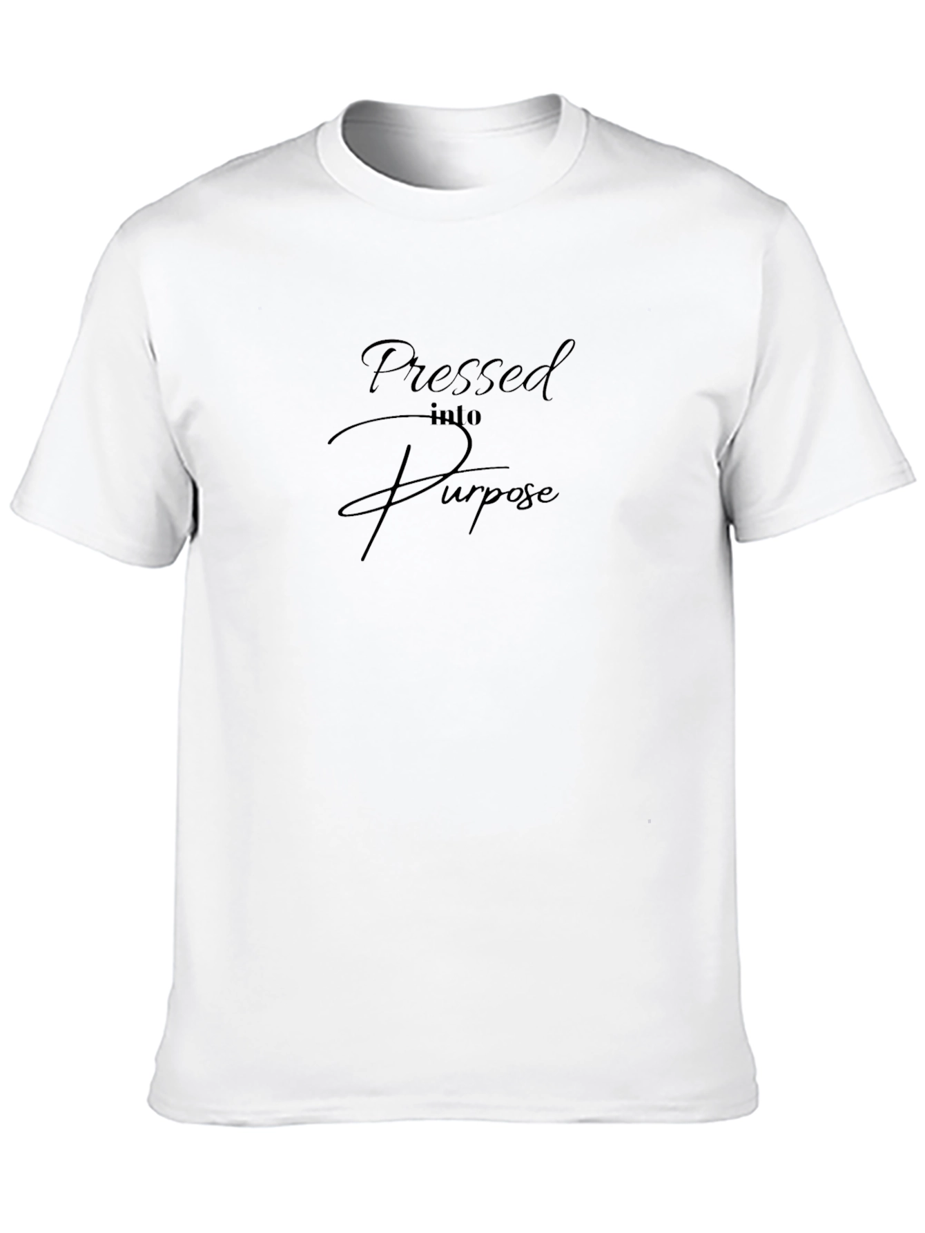 Black Pressed into Purpose Black Graphic Tee view 10