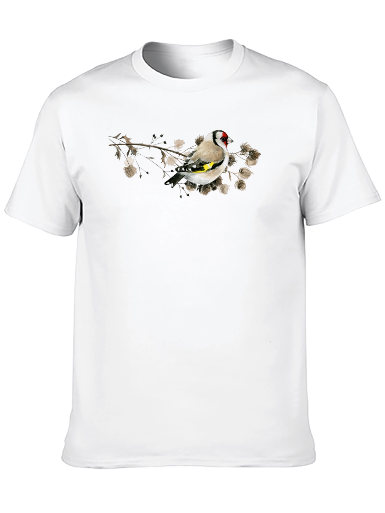 Black Bird on Branch Graphic Black Tee view 10