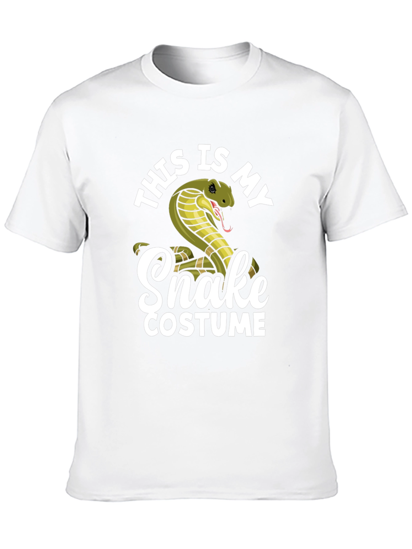 Black This is My Snake Costume T-Shirt - Funny Halloween Tee view 10