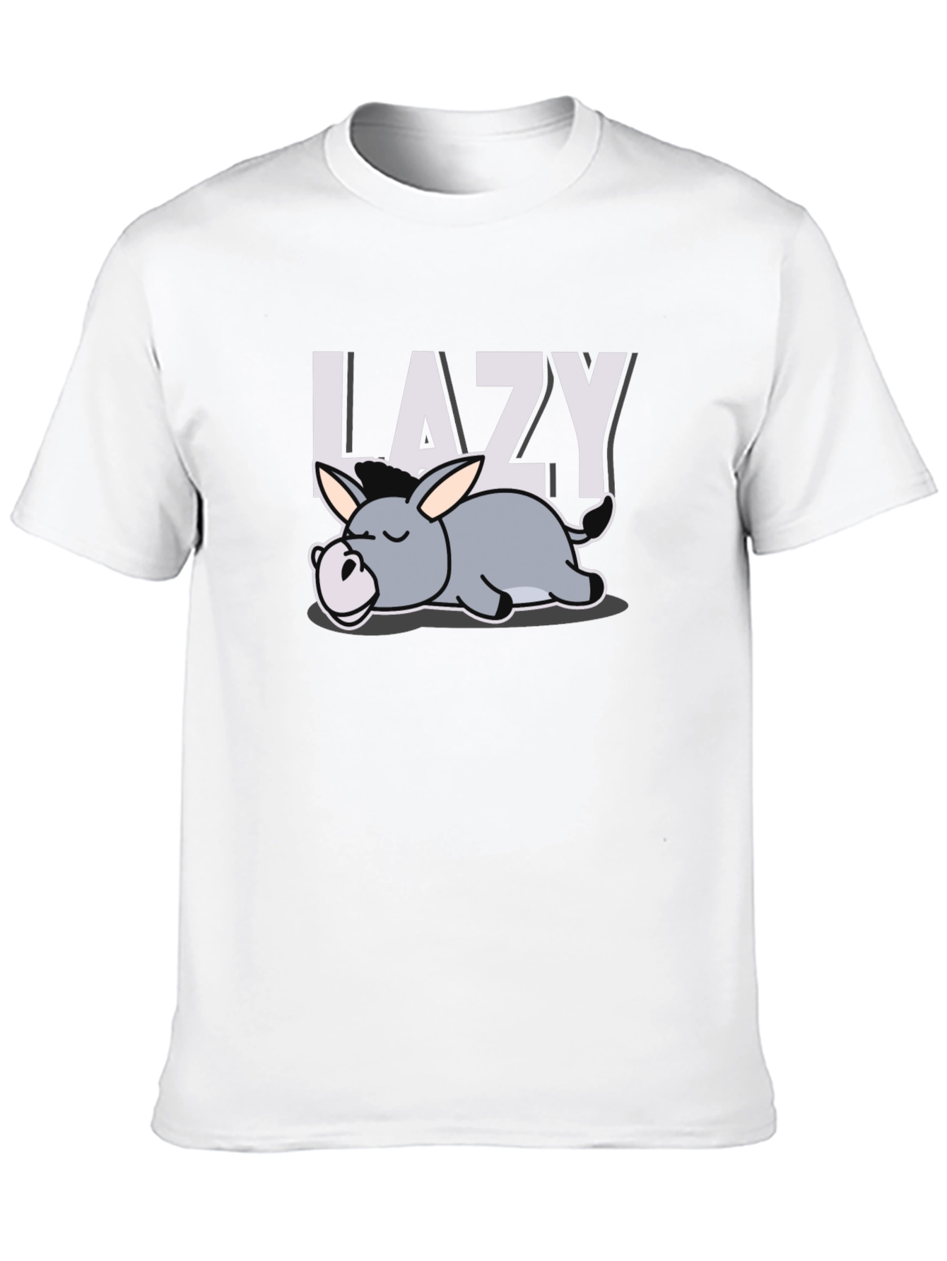 Black Lazy Donkey Graphic T-Shirt - Relaxed Fit view 10
