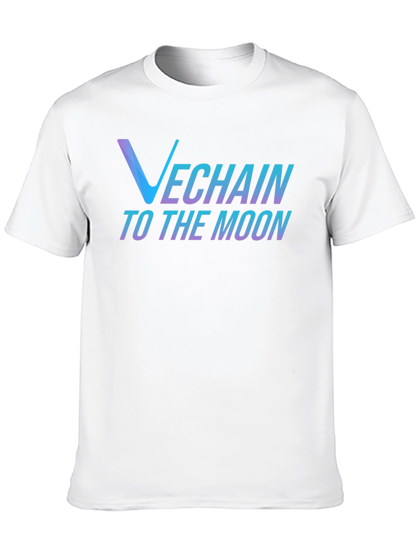 Black VeChain Crypto T-Shirt - To The Moon Design view 10