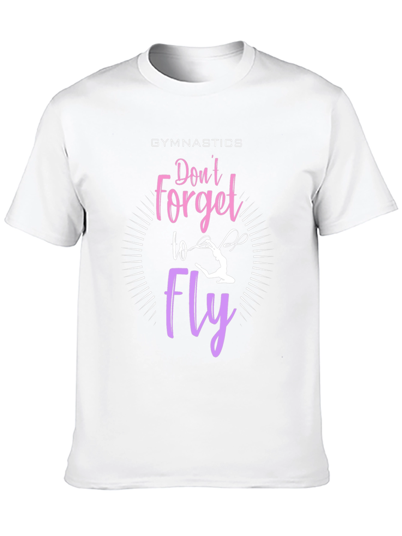 Black Gymnastics 'Don't Forget To Fly' Graphic T-Shirt view 10
