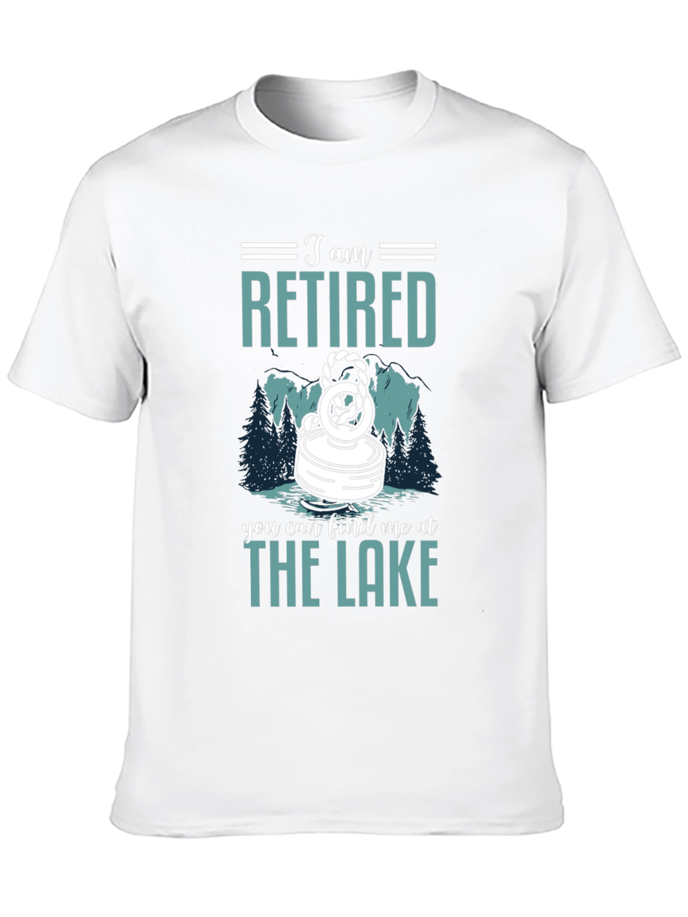Black Retired Lake T-Shirt view 10