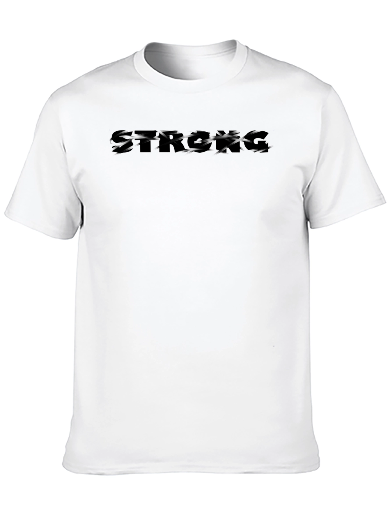 Black Strong Graphic Black T-Shirt view 10