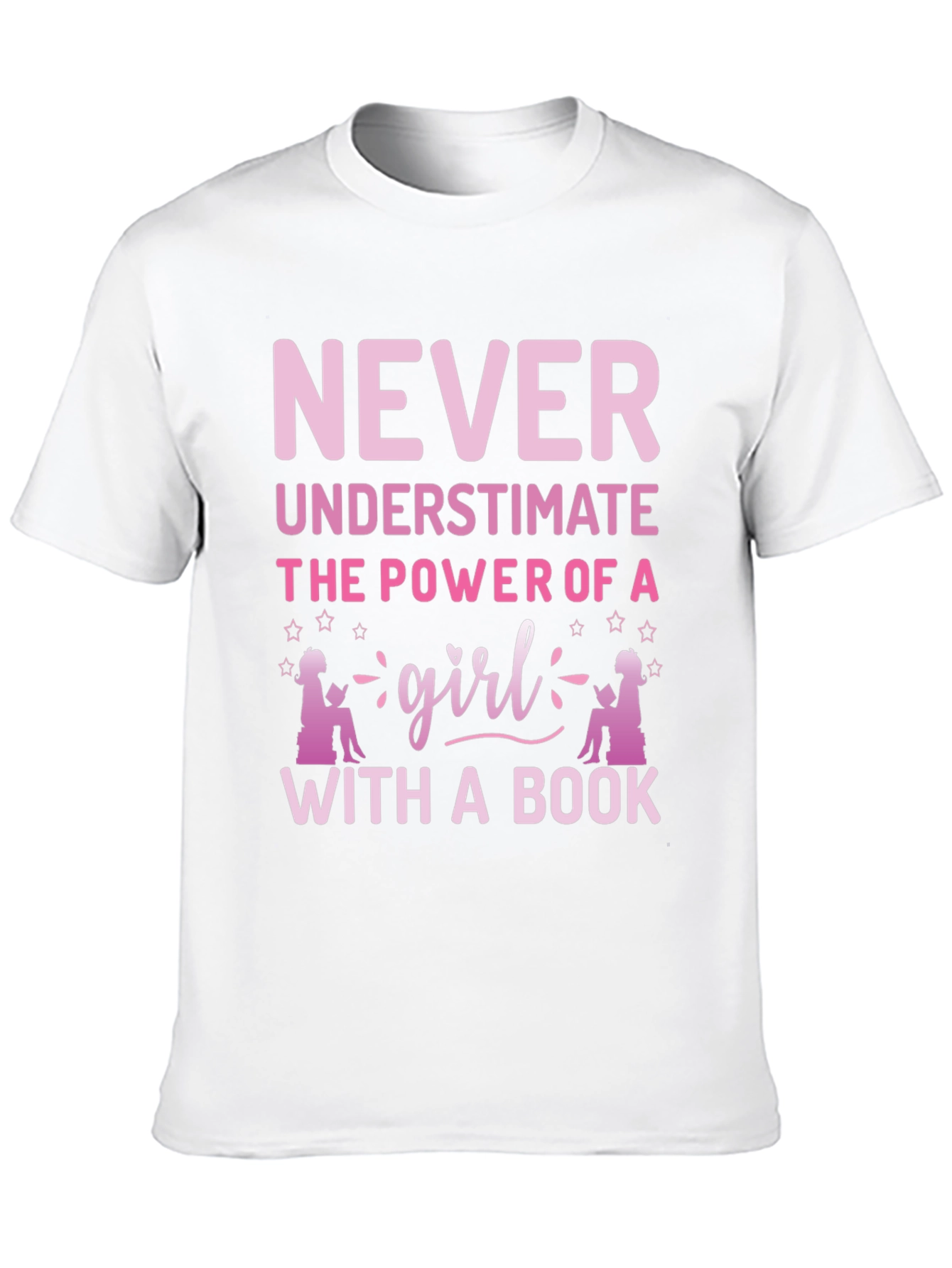 Black Never Underestimate Girl Book T-Shirt view 10