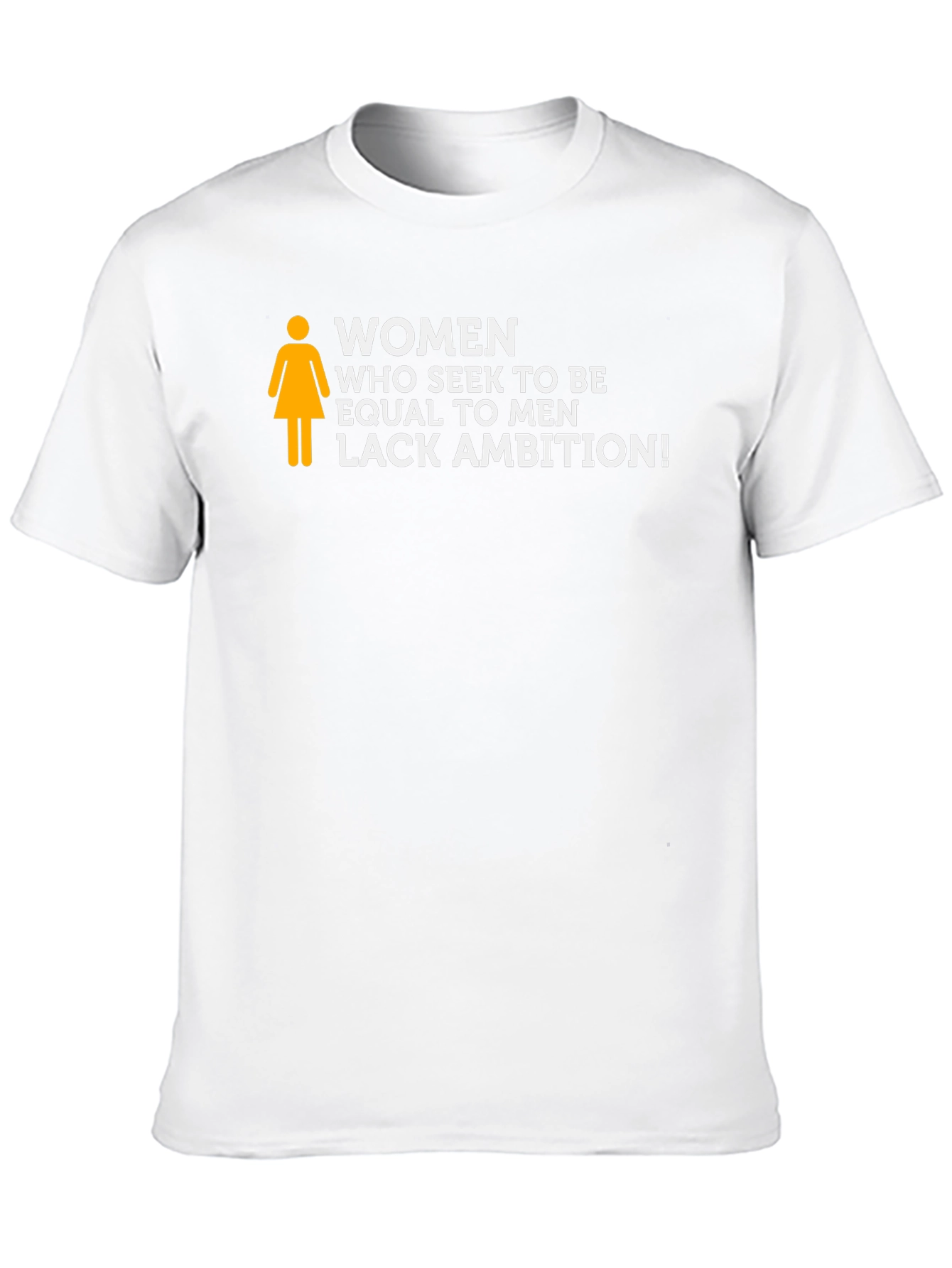 Black Humorous Women's Equality T-Shirt view 10