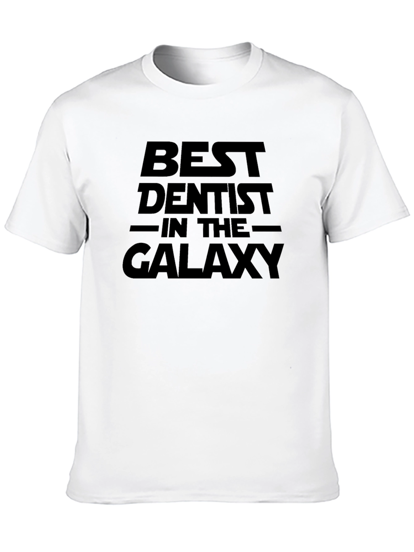 Black Best Dentist in the Galaxy T-Shirt view 10