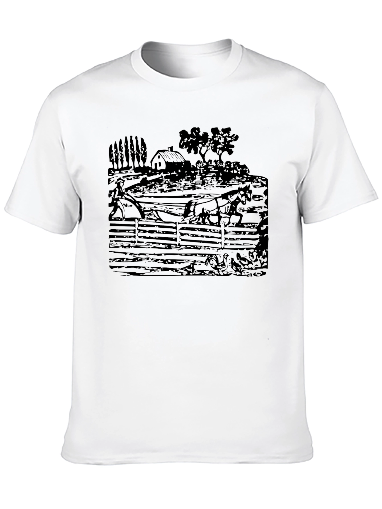 Black Equestrian Black T-Shirt view 10