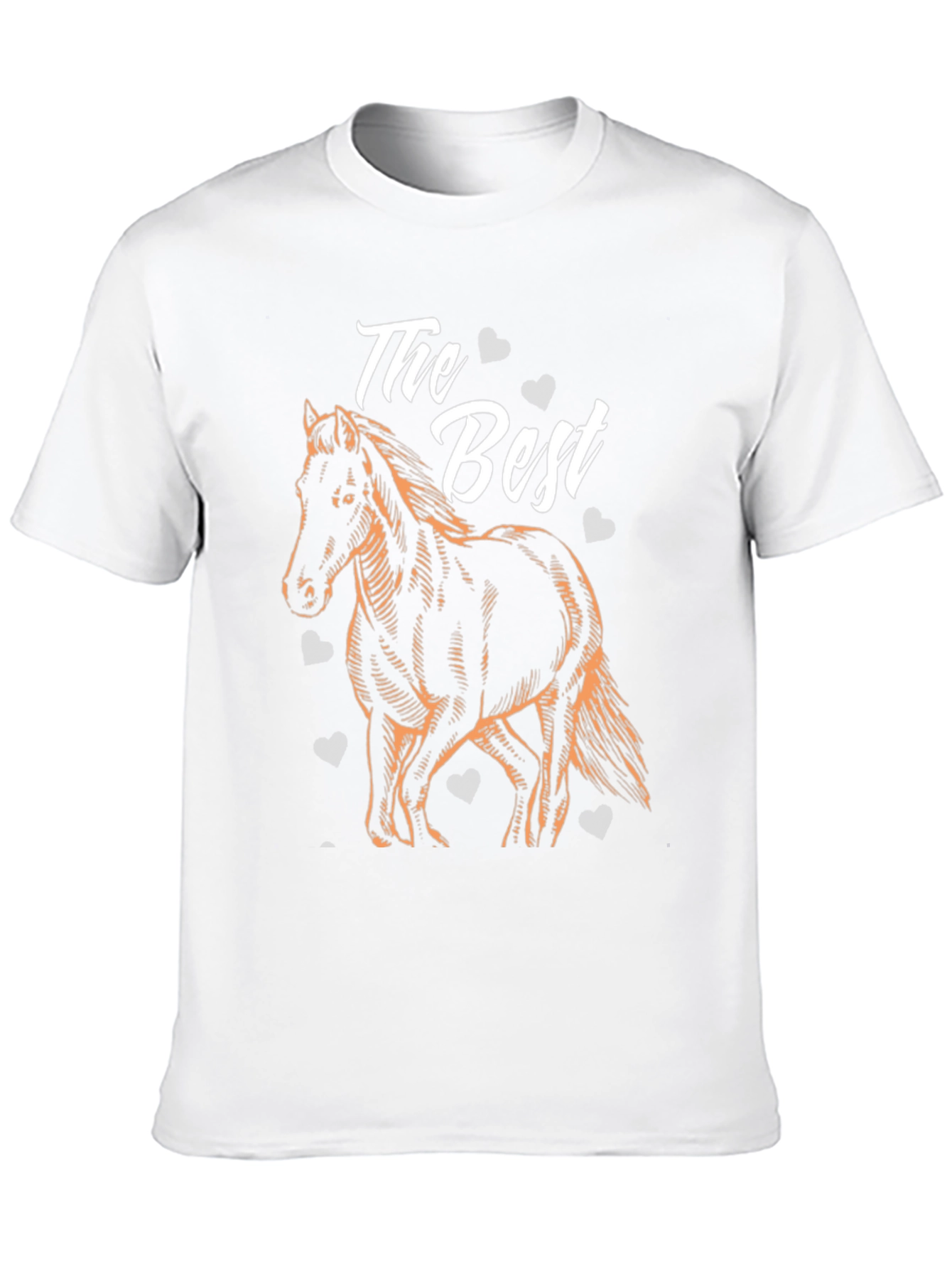 Black The Best Horse Graphic T-Shirt view 10