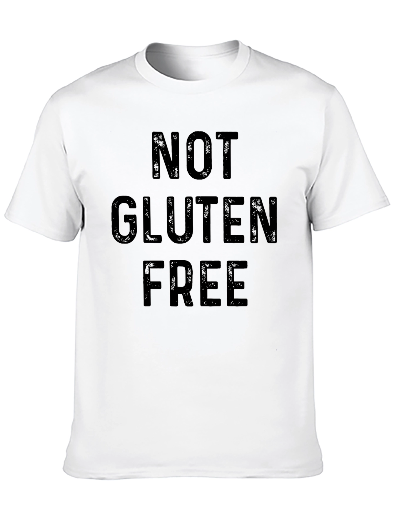 Black Not Gluten Free Graphic T-Shirt - Black view 10