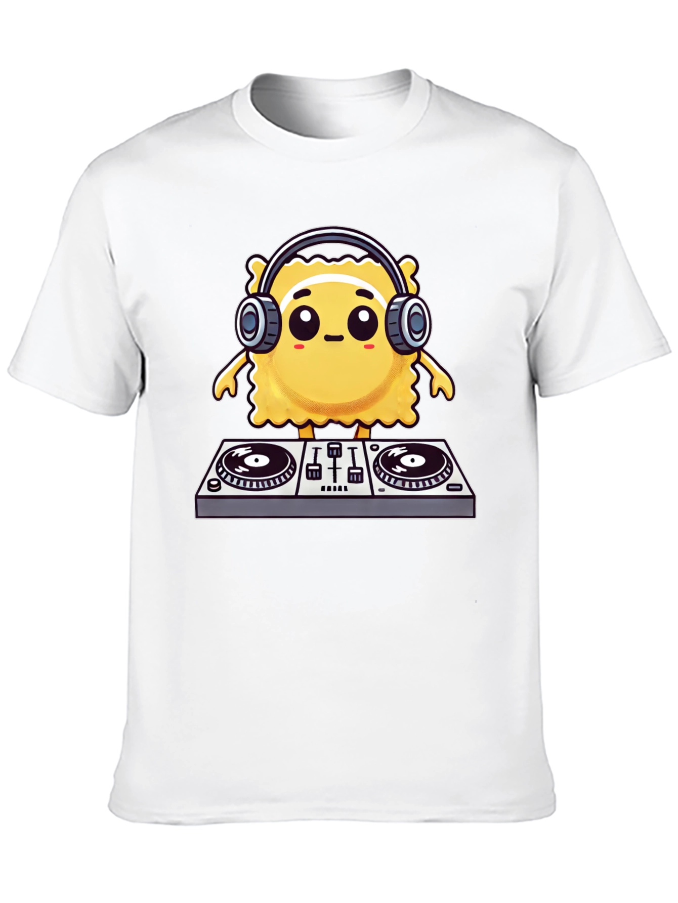 DJ Ravioli T-Shirt - Funny Foodie Graphic Tee - 10