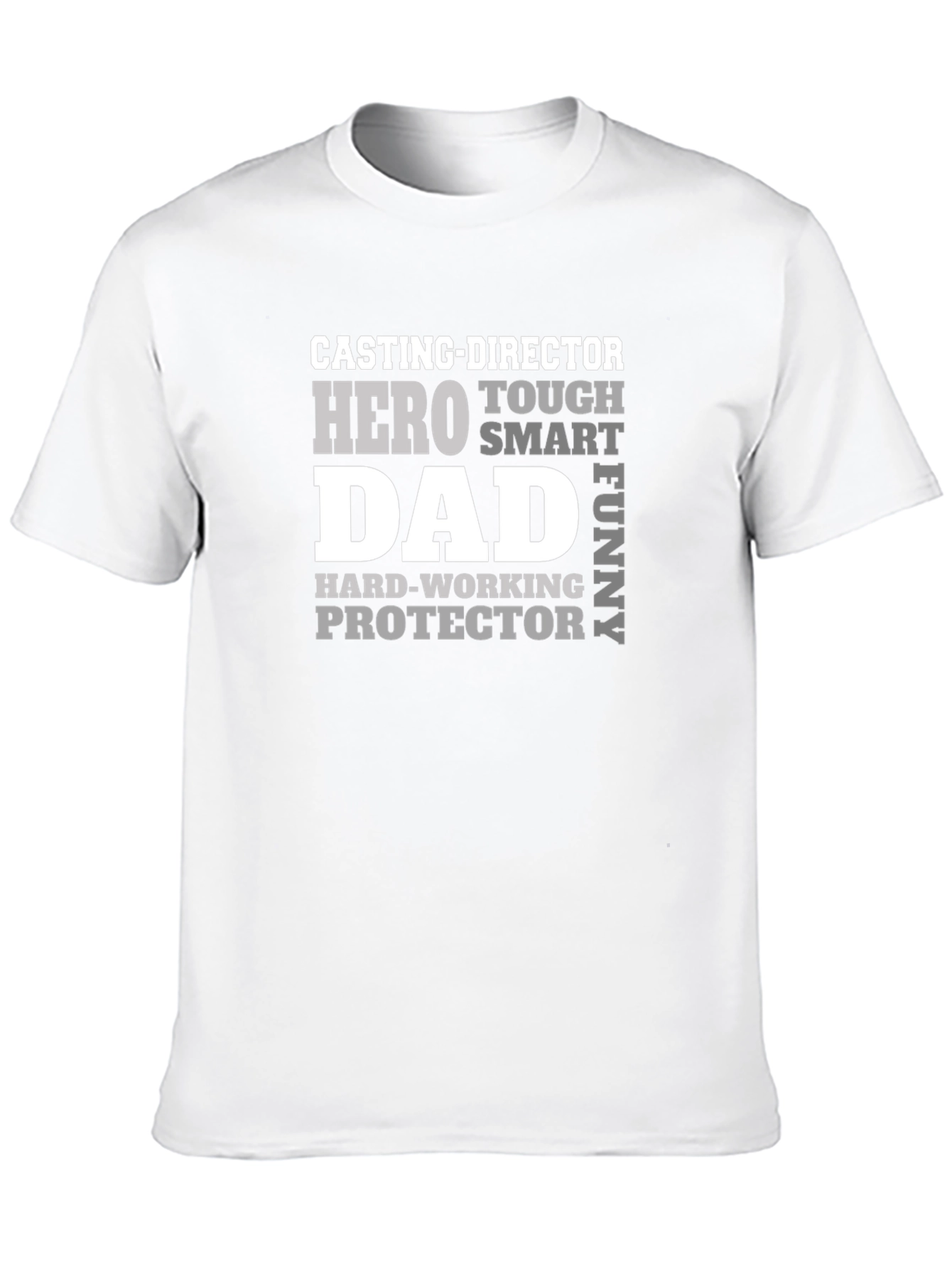 Black Casting Director Dad T-Shirt: Hero, Tough, Smart, Funny view 10