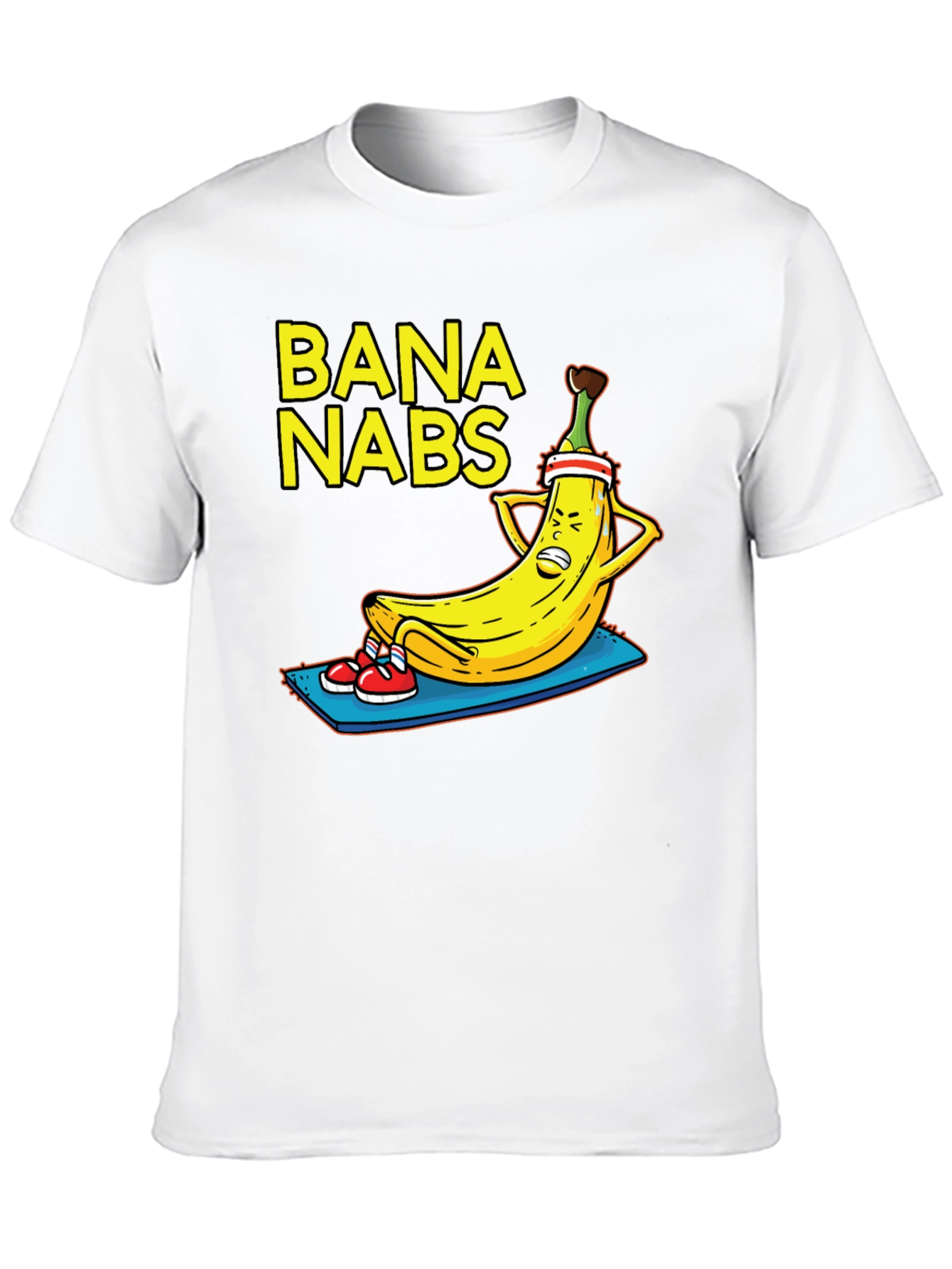 Black Bana Nabs Funny Workout T-Shirt  view 10