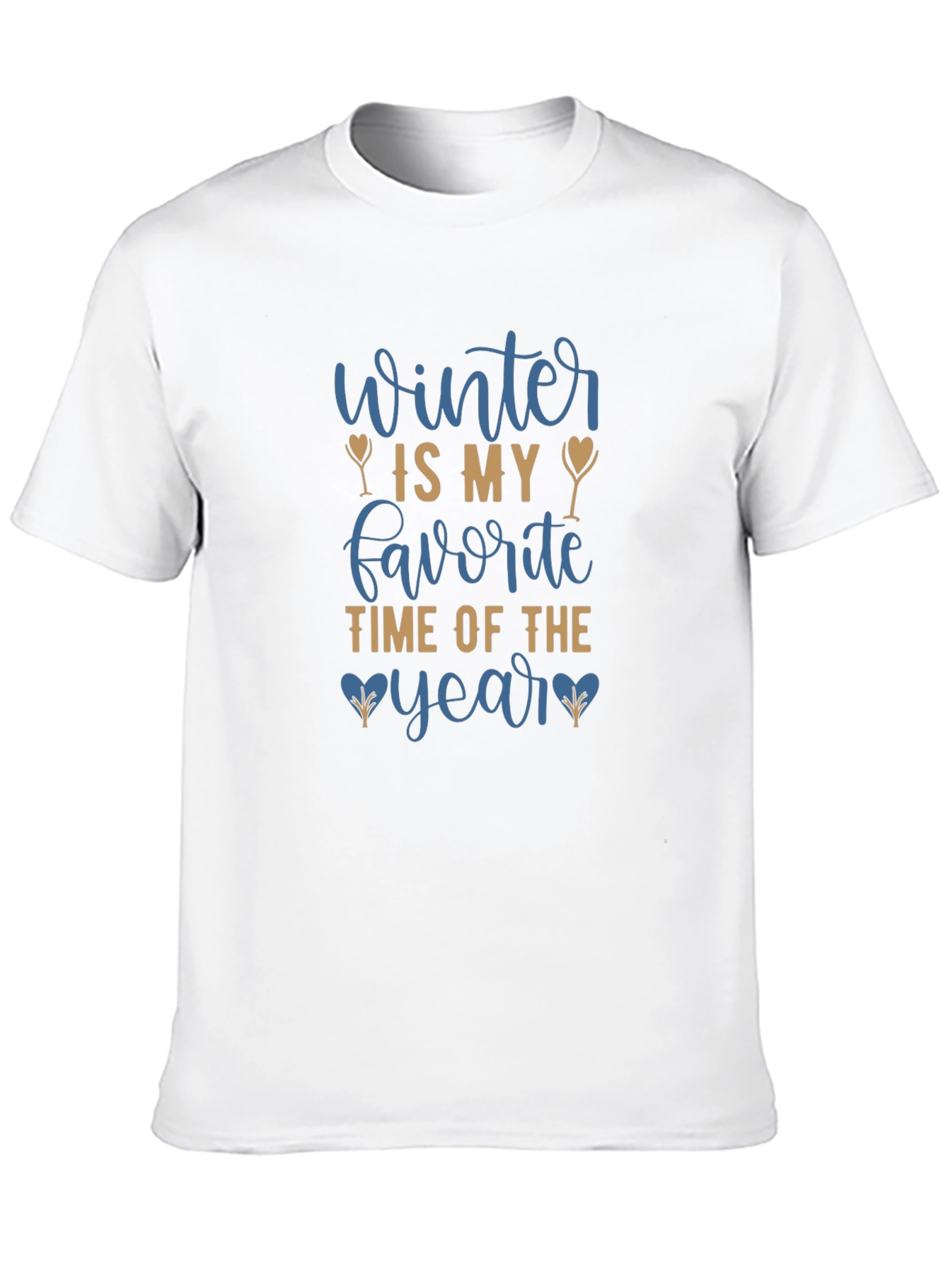 Black Winter Favorite Time T-Shirt view 10