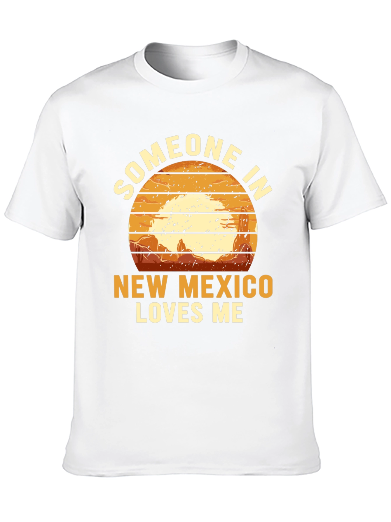 Black Someone in New Mexico Loves Me T-Shirt view 10
