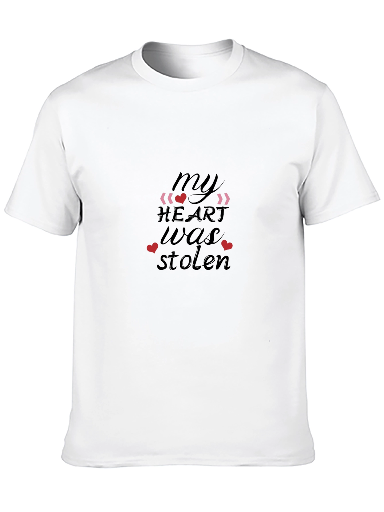 Black My Heart Was Stolen Graphic T-Shirt view 10