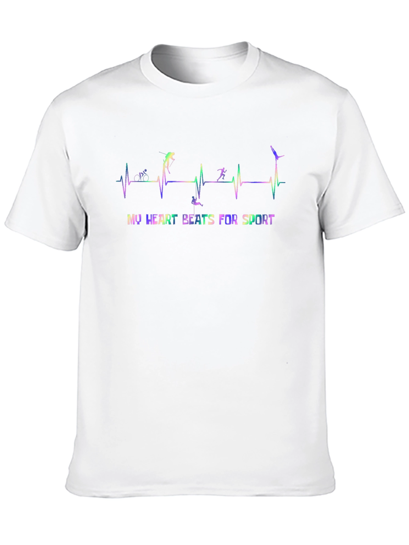 Black Heart Beats for Sport T-Shirt view 10