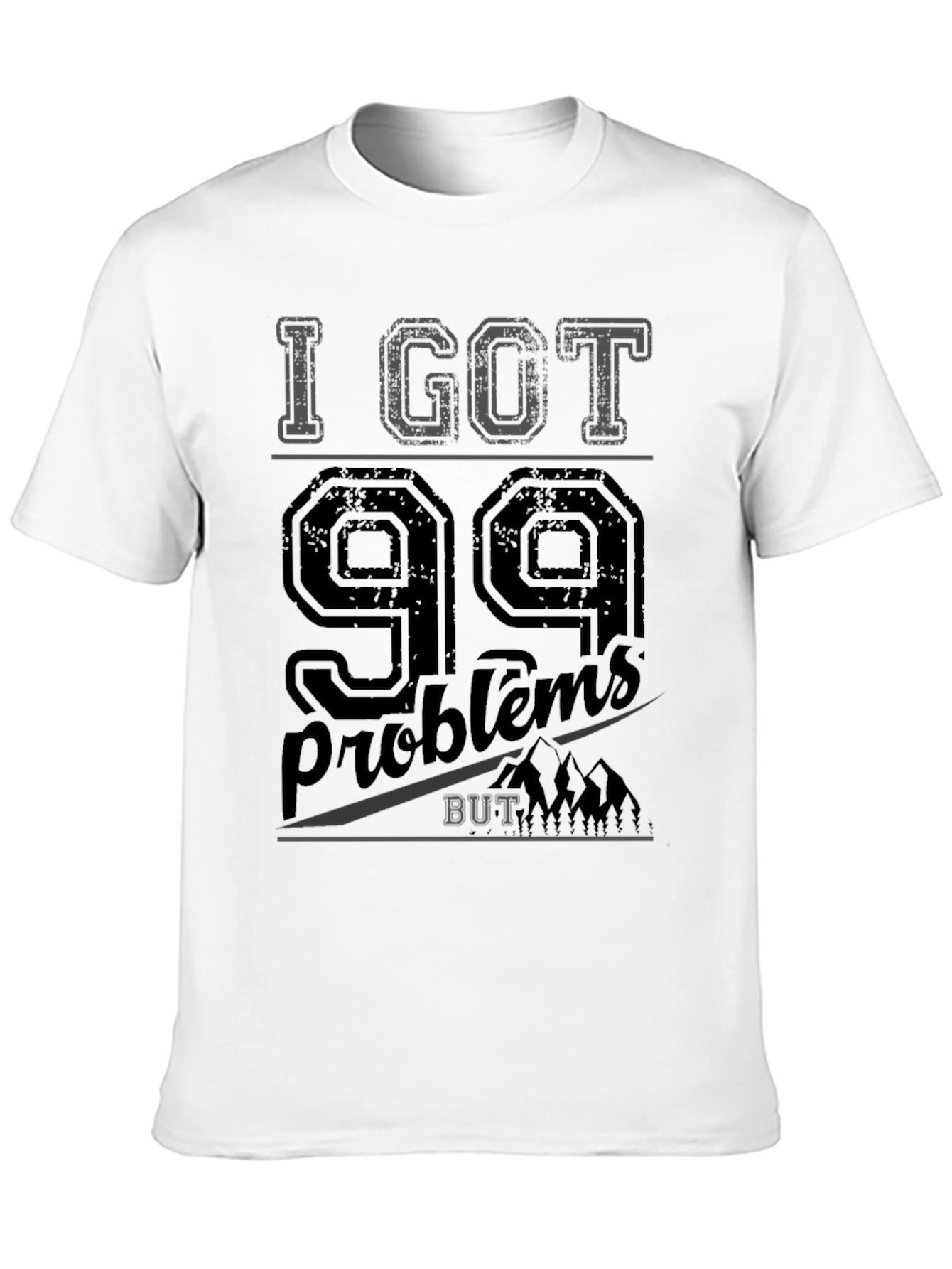 Black 99 Problems T-Shirt - Men's Graphic Tee view 10