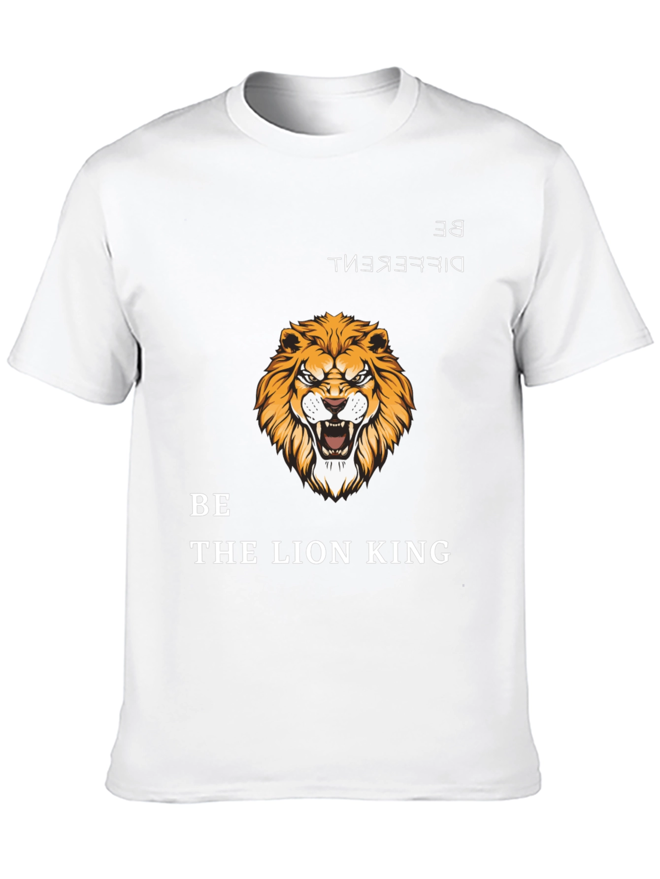 Black Lion King Graphic Tee - Be Different T-Shirt view 10