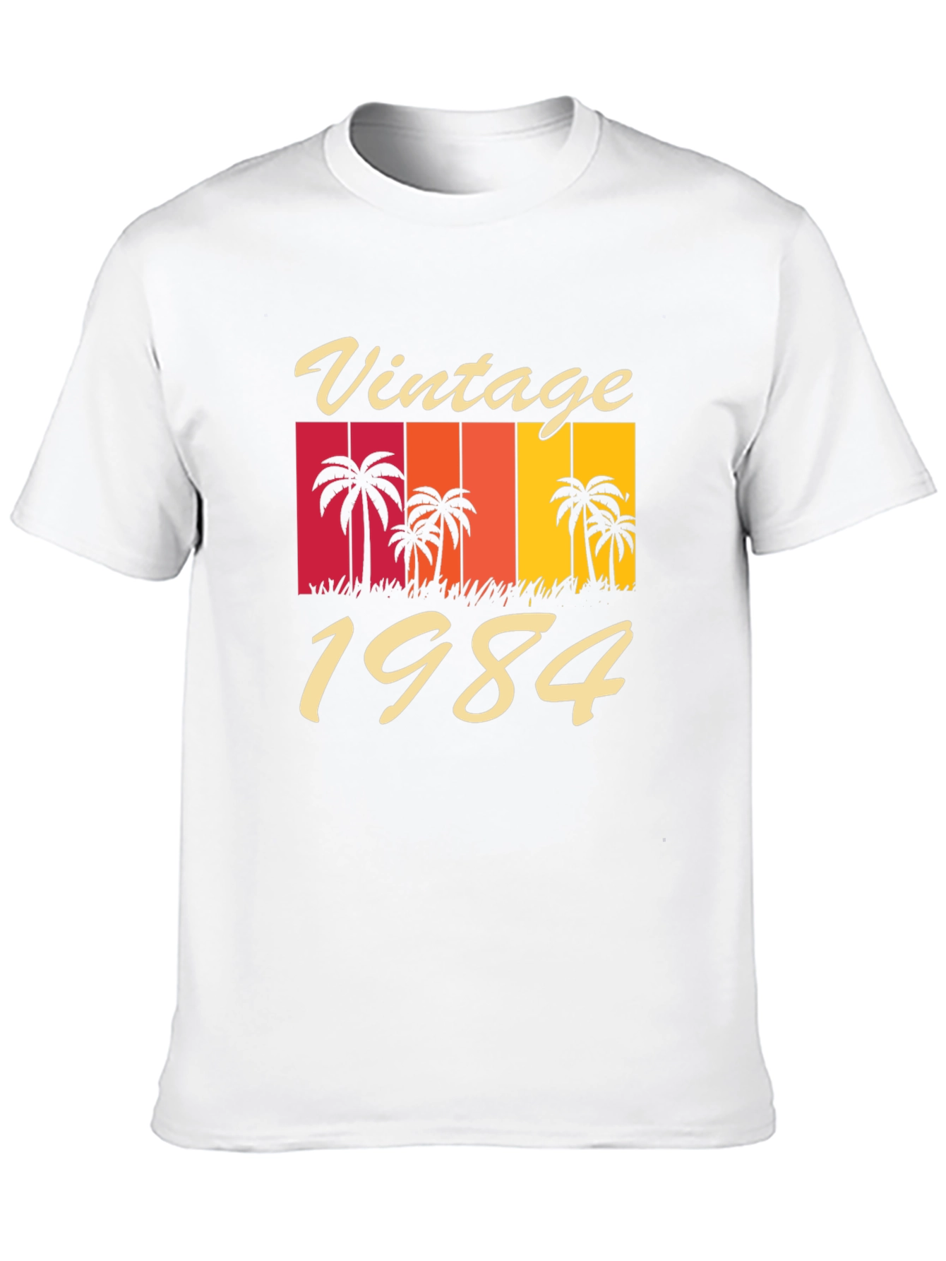 Black Vintage 1984 Palm Tree Graphic T-Shirt view 10