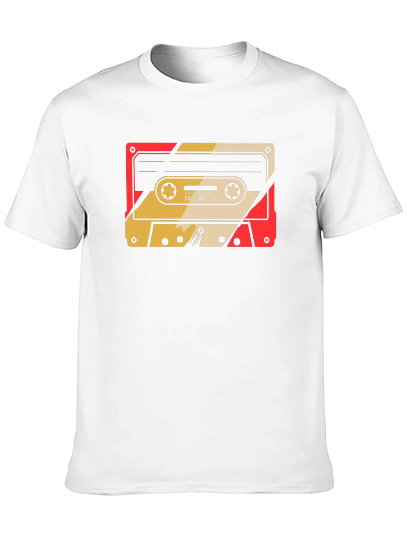 Black Retro Cassette Tape Graphic Tee - Classic Style view 10