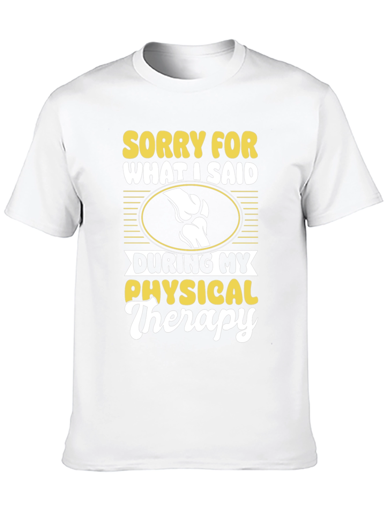 Black Funny Physical Therapy T-Shirt view 10