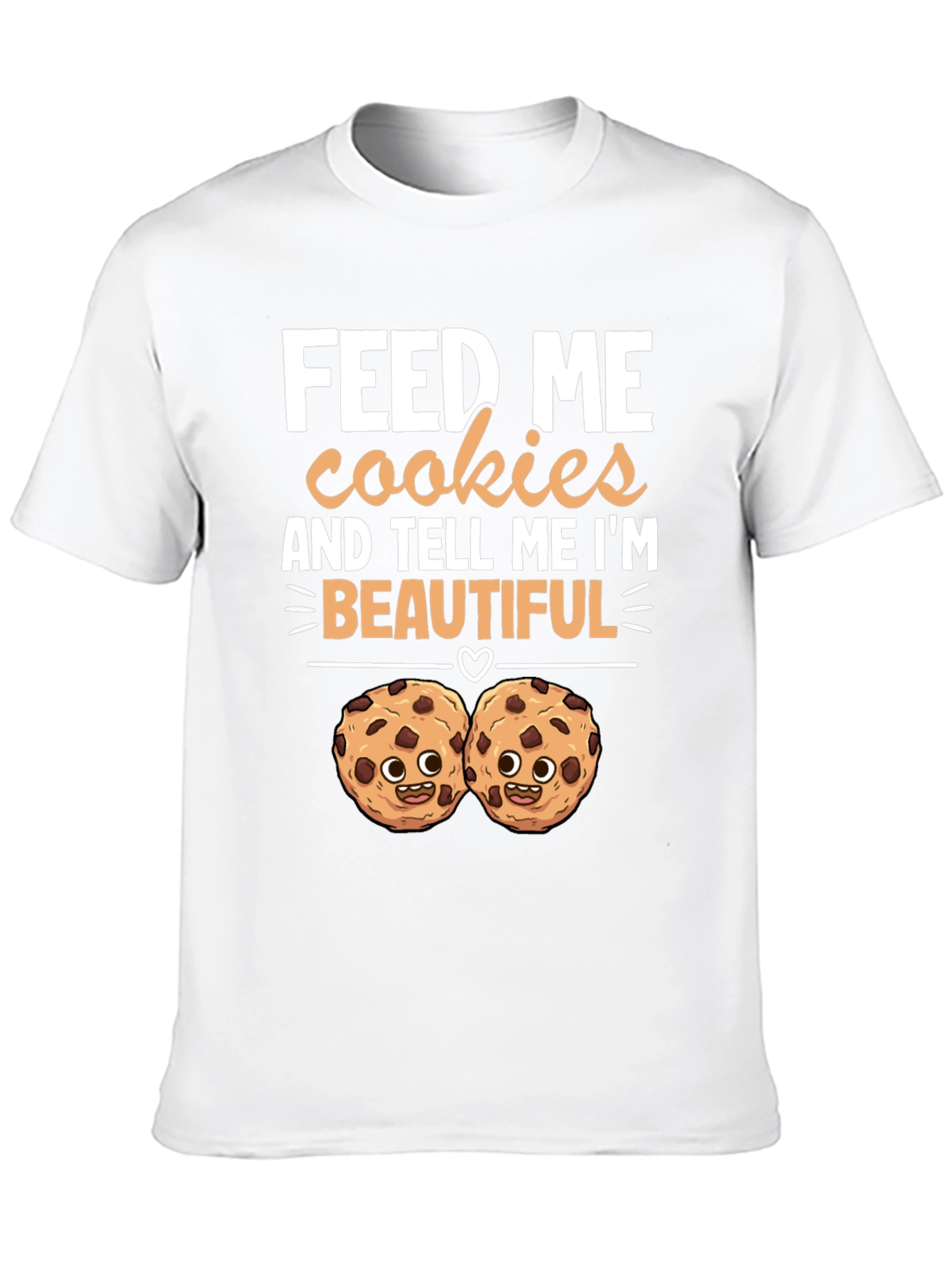 Black Feed Me Cookies T-Shirt view 10