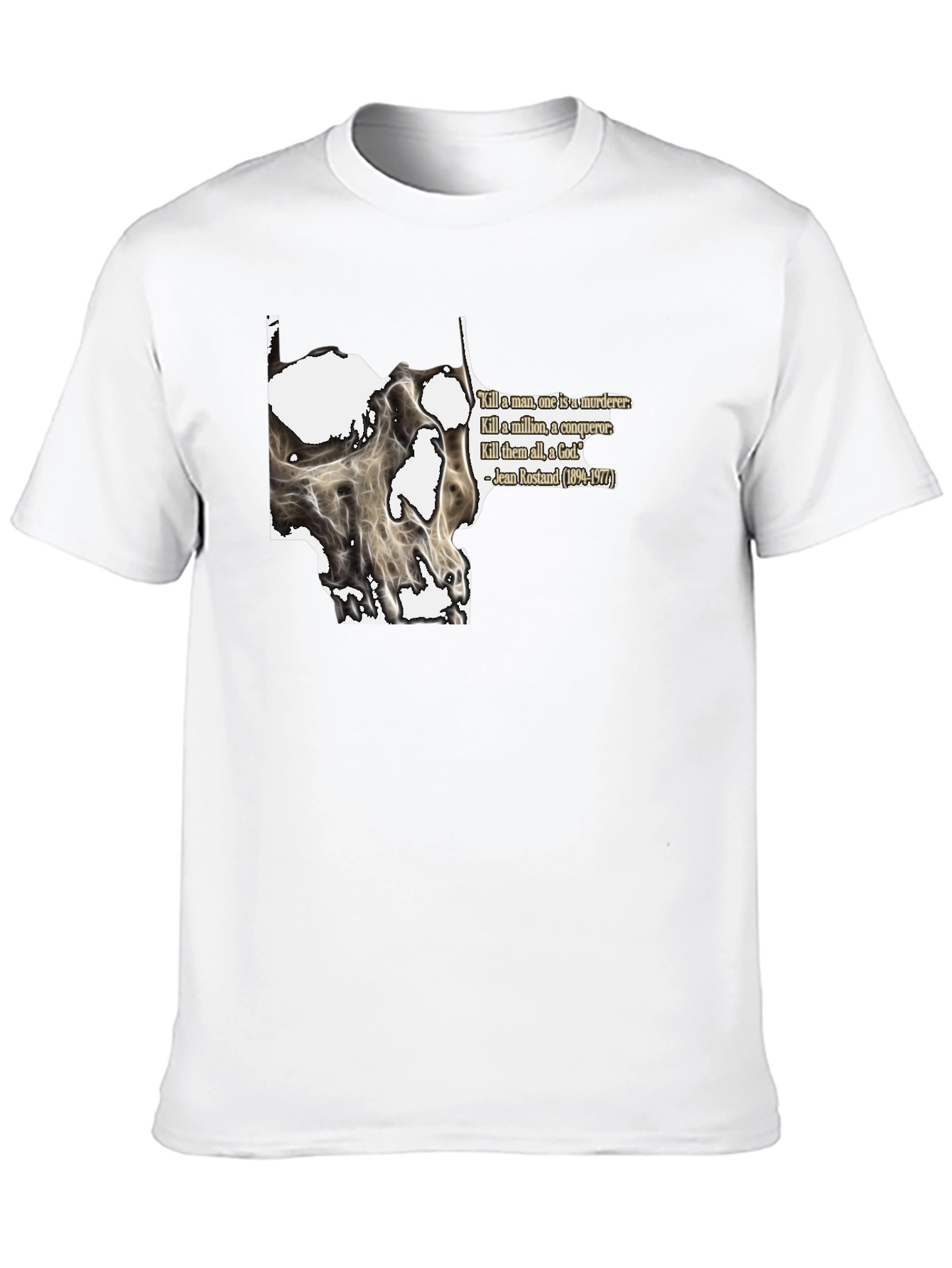 Black Skull Graphic T-Shirt view 10