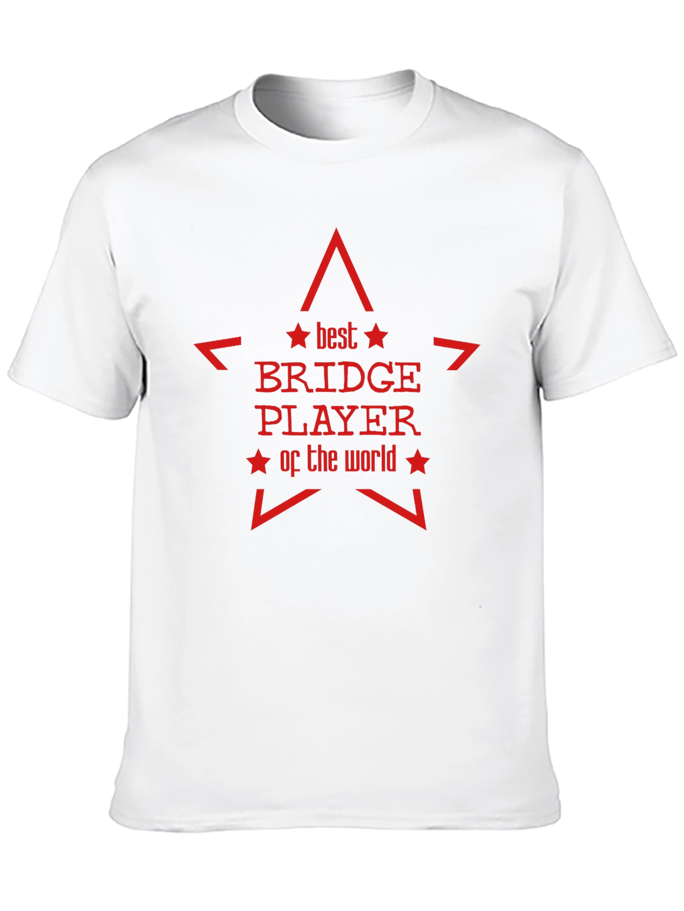 Black Best Bridge Player T-Shirt - Black view 10