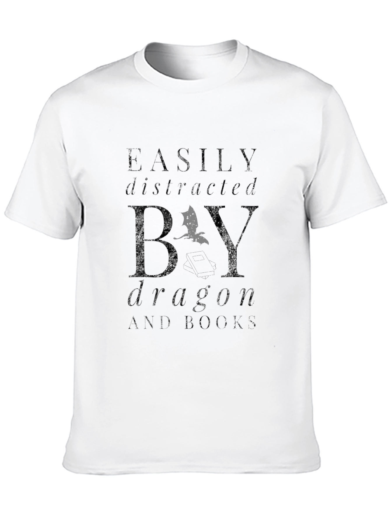 Black Dragon & Books T-Shirt view 10