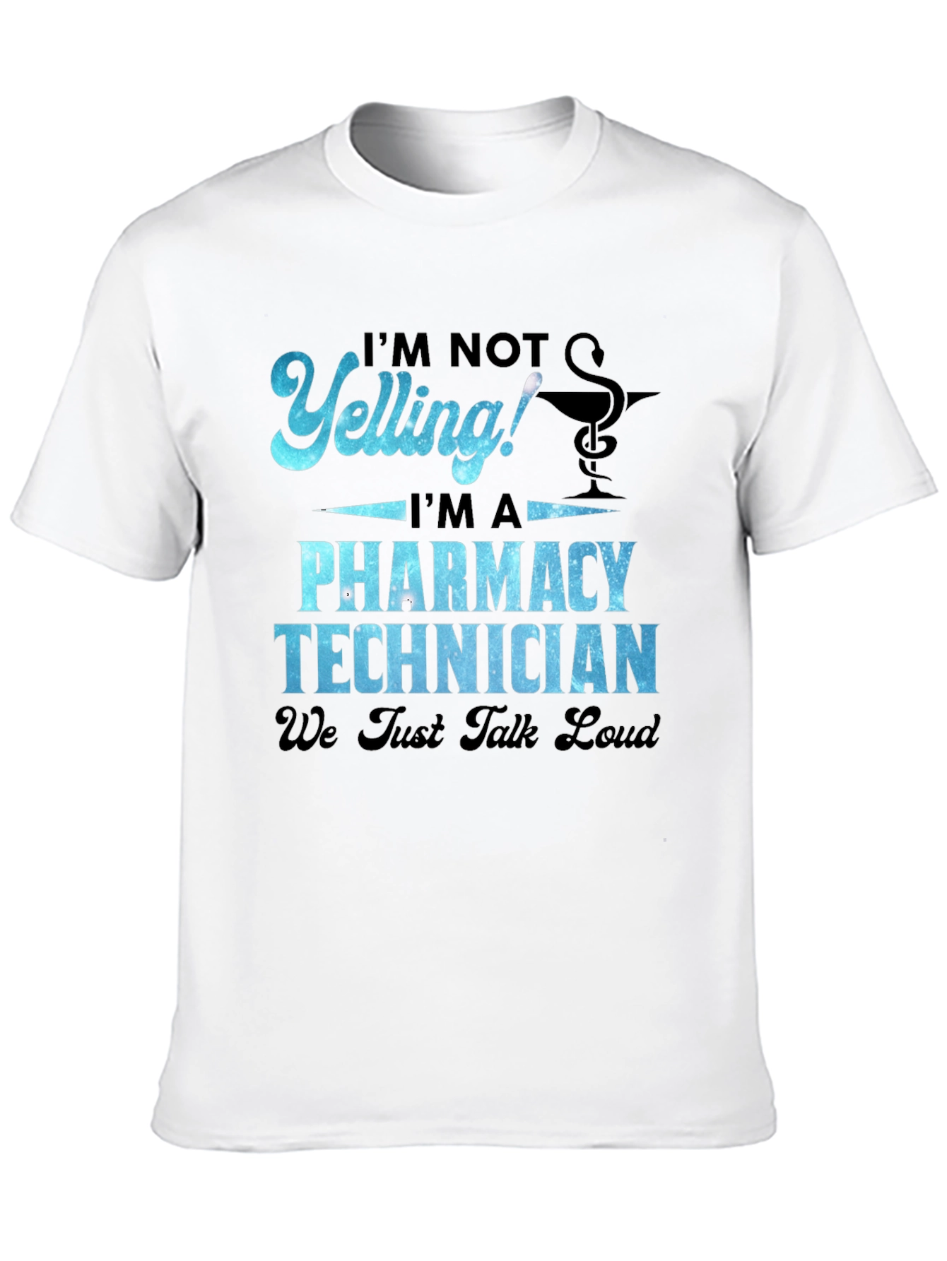 Black Pharmacy Technician T-Shirt - We Just Talk Loud! view 10