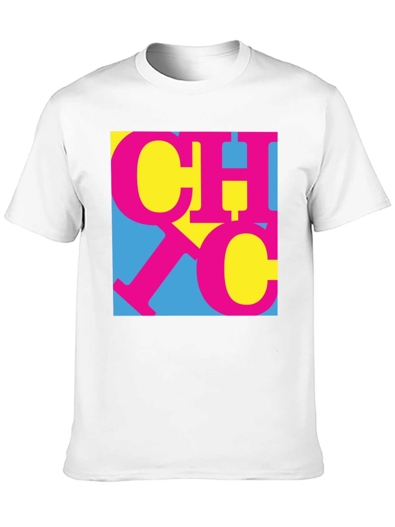 Black Retro CHIC Graphic Tee - Black Cotton Blend view 10