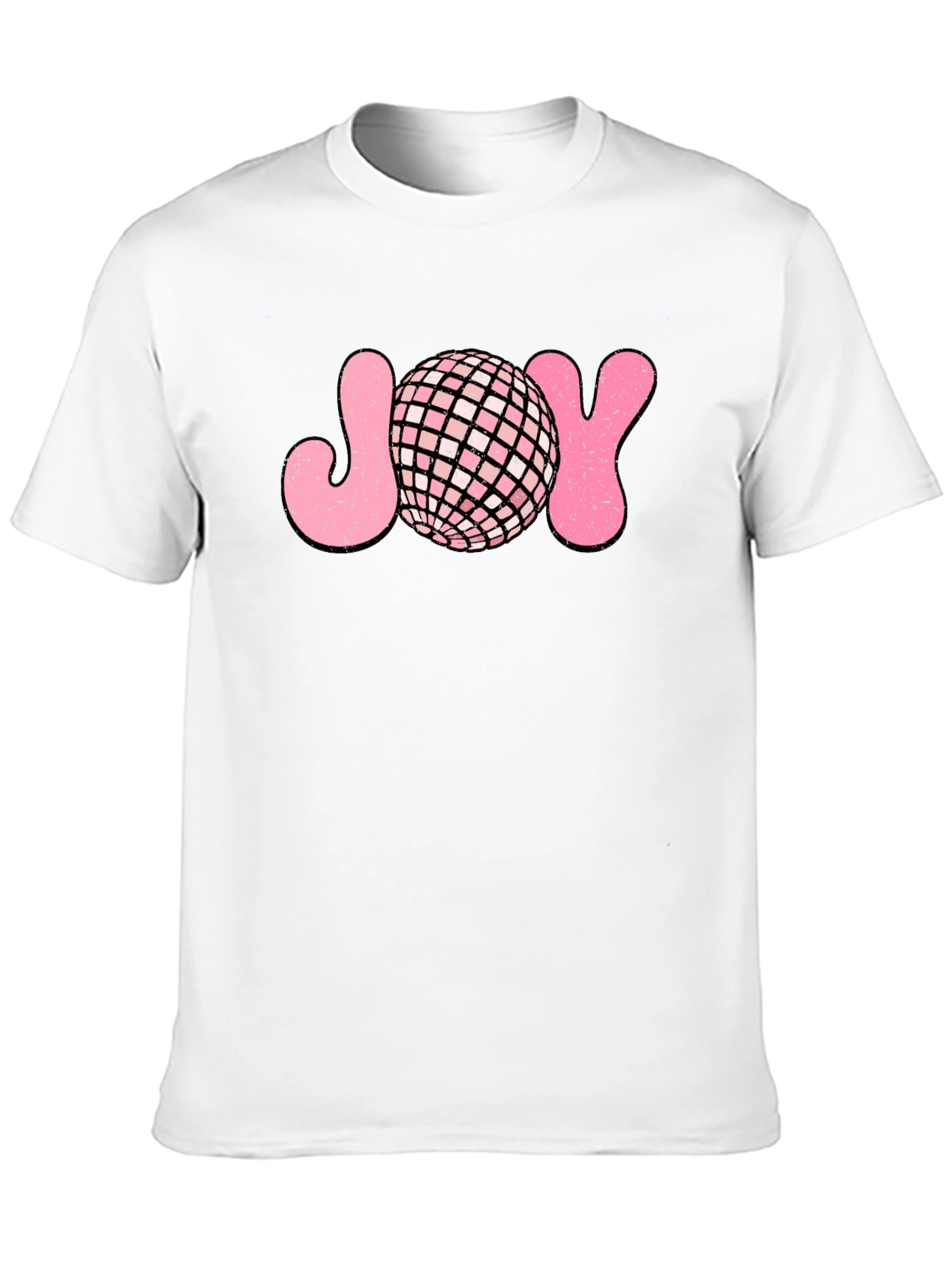 Black Retro Disco JOY T-Shirt view 10