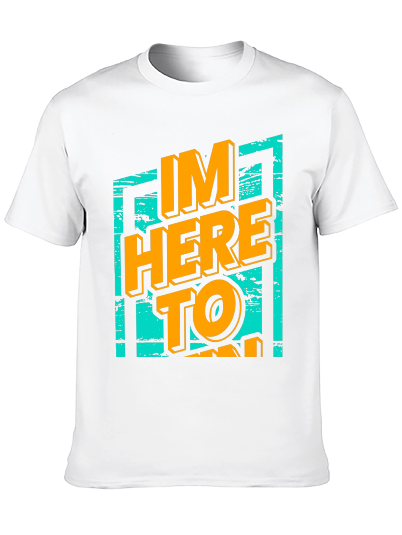 Black I'm Here to Party Graphic T-Shirt view 10