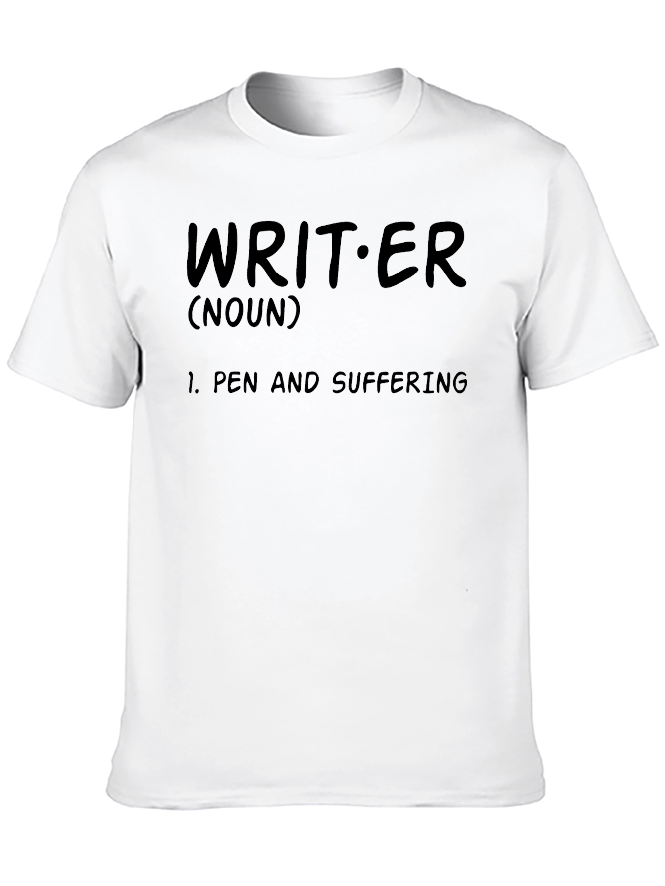 Black Writer Definition T-Shirt - Funny Novelist Tee view 10