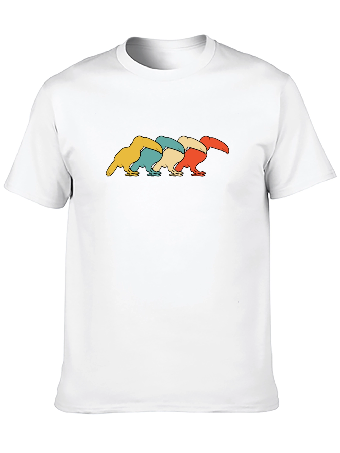 Black Retro Toucan T-Shirt - Graphic Tee view 10