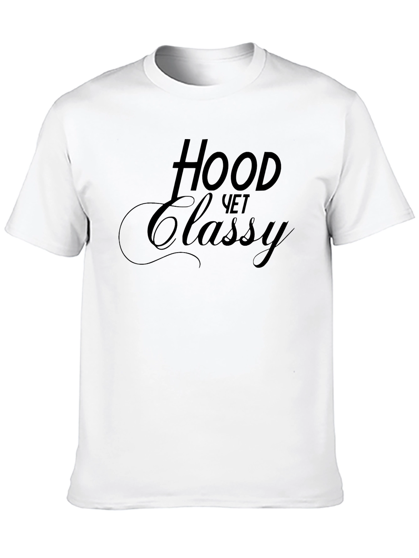 Black Hood Yet Classy Black T-Shirt view 10
