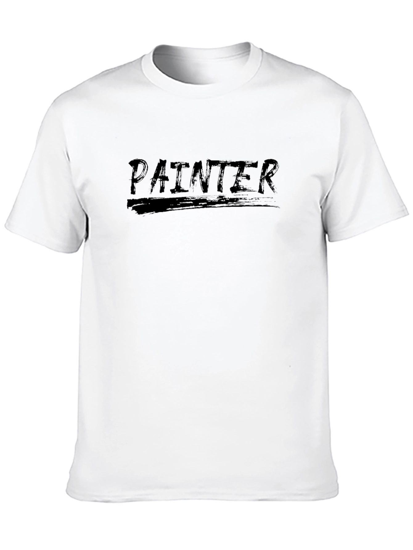 Black Painter Black T-Shirt - Artist Apparel view 10