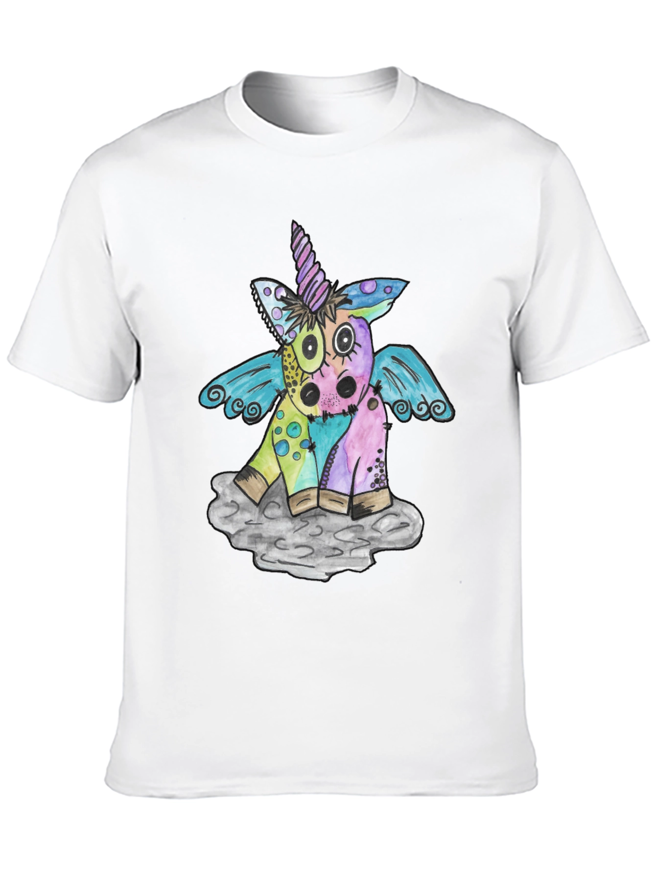 Whimsical Unicorn Graphic Tee - Unique & Fun - 10